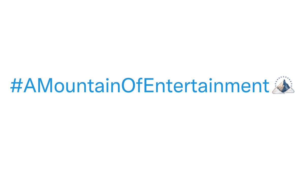 #AMountainOfEntertainment
Starting 2022/12/18 08:00 and runs until 2023/03/18 06:59 GMT.
⏱️This will be using for 2 months, 27 days, 22 hours and 59 minutes (or 90 days).

Show 3 more: twitter.com/search?f=live&…