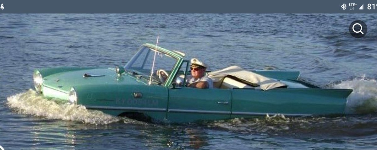 starman7137's tweet photo. @Colt_45_Outlaw
@SierraSmith84
@24rick45
@GoldenGirl299
@c_cgottlieb
@QTWIQ1
@Qtastic1776
I Rode in Amphibious Car like this Except it was Gold Color.
1964 Goldwater Campaign
Tag: AuH2O
#BillLear https://t.co/VH4udjLIdG