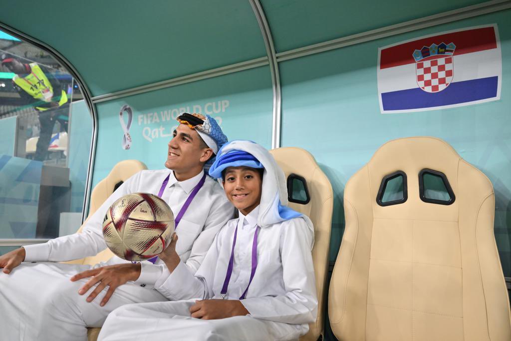 Que gran experiencia vivimos en el Partido Argentina vs Croacia! Gracias a FIFA y Wanda Group que nos permitieron a Juanito y a mi vivirlo a Nivel de Cancha!