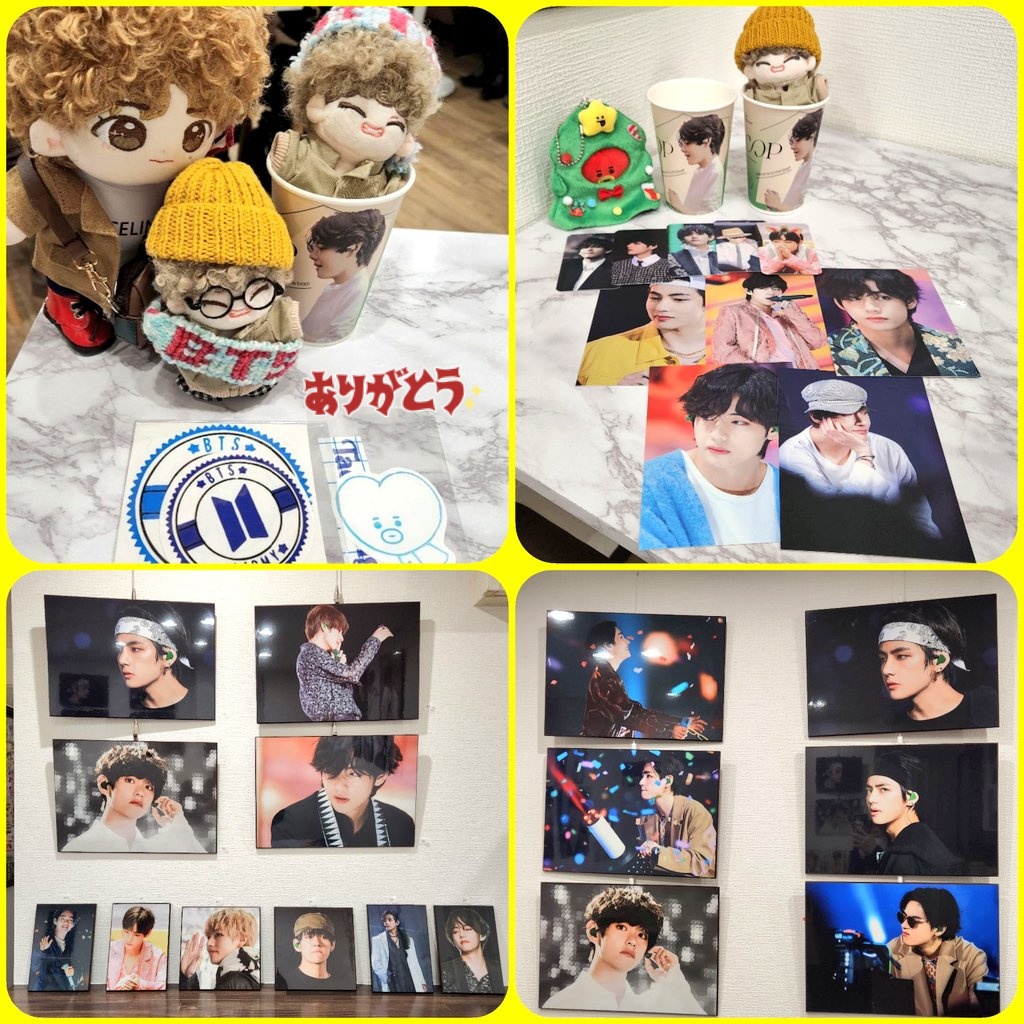 uuronn33's tweet photo. 𝙿𝚛𝚎 𝙻𝚘𝚘𝚙 𝚒𝚗 𝙹𝙿
豪華特典🧸💜でしたぁ〜⋆⸜🤍⸝‍⋆
@V_Pintor__ 님 
@V_PintorJP 様
素敵なテヒョン沢山ありがとうございます。 
パネルは雨だったので
@Cafe_Epiphany のお姉さんにビニール貰ってお持ち帰り🥰
スローガンと同じテテにしました。
明日ケーキ🎂食べにまた行きますね😊 https://t.co/JGUw3wJUJo