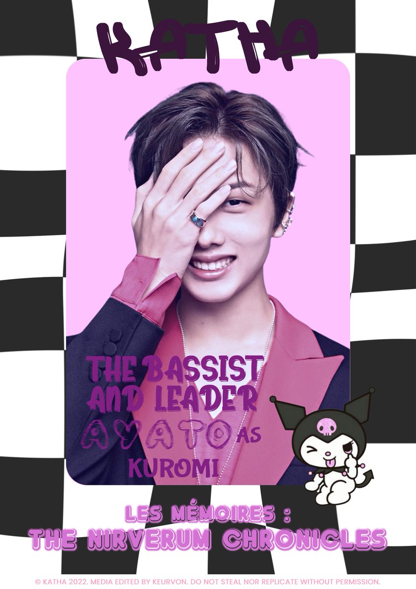 jisungpinas's tweet photo. @KSNKYH97 @KSNKRN00 @ridbagz @NSSKATHA ⠀⠀
   ఌ ❪ AYATO.ᐟ 🎸 ❫ ❛  “You already know who I am, but for formalities, I’m Ayato Yuki Kurosaki, your KATHA’s most cutest and all rounder youngest member, bassist, manager, and leader!” The bassist then winks at the crowd after xe speaks.
 ͏⠀⠀ https://t.co/Q450LPm1SB