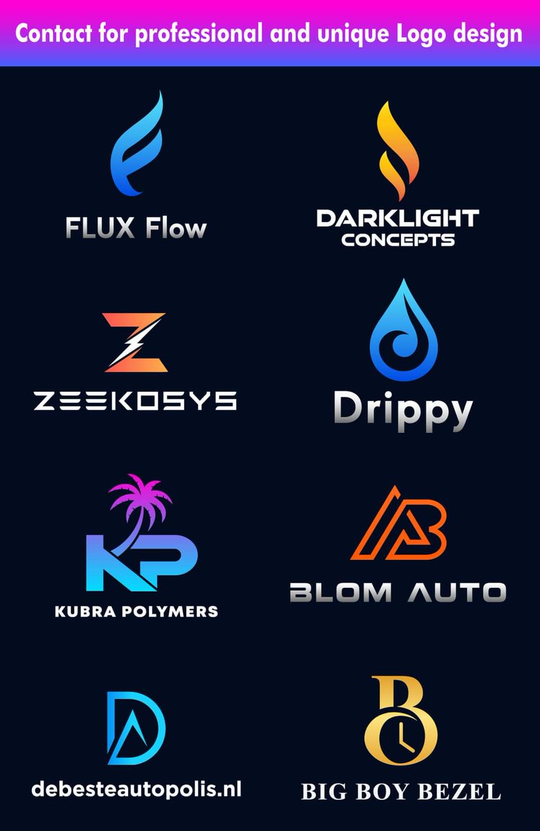 Need your company a professional Logo contract me I am a professional #logo #designer 
Remember that
#logo is your #company #face 
#ArgentinaVsFrance #BillsMafia #tshirtshop #MissFrance2023