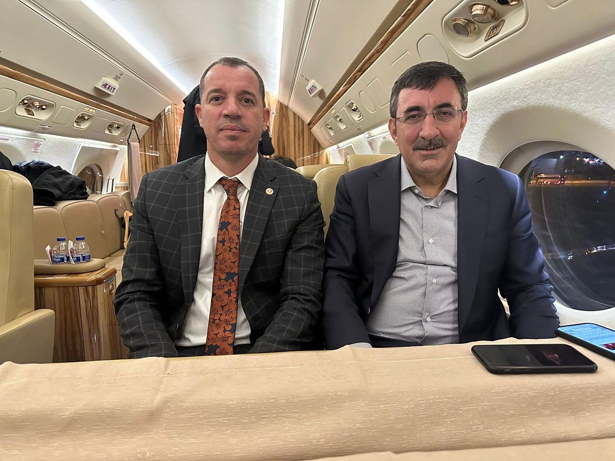 Mardin mitingini başarıyla bitirdik. Sn. Bakanımız Cevdet Yılmaz ile Ankara dönüş yolunda…