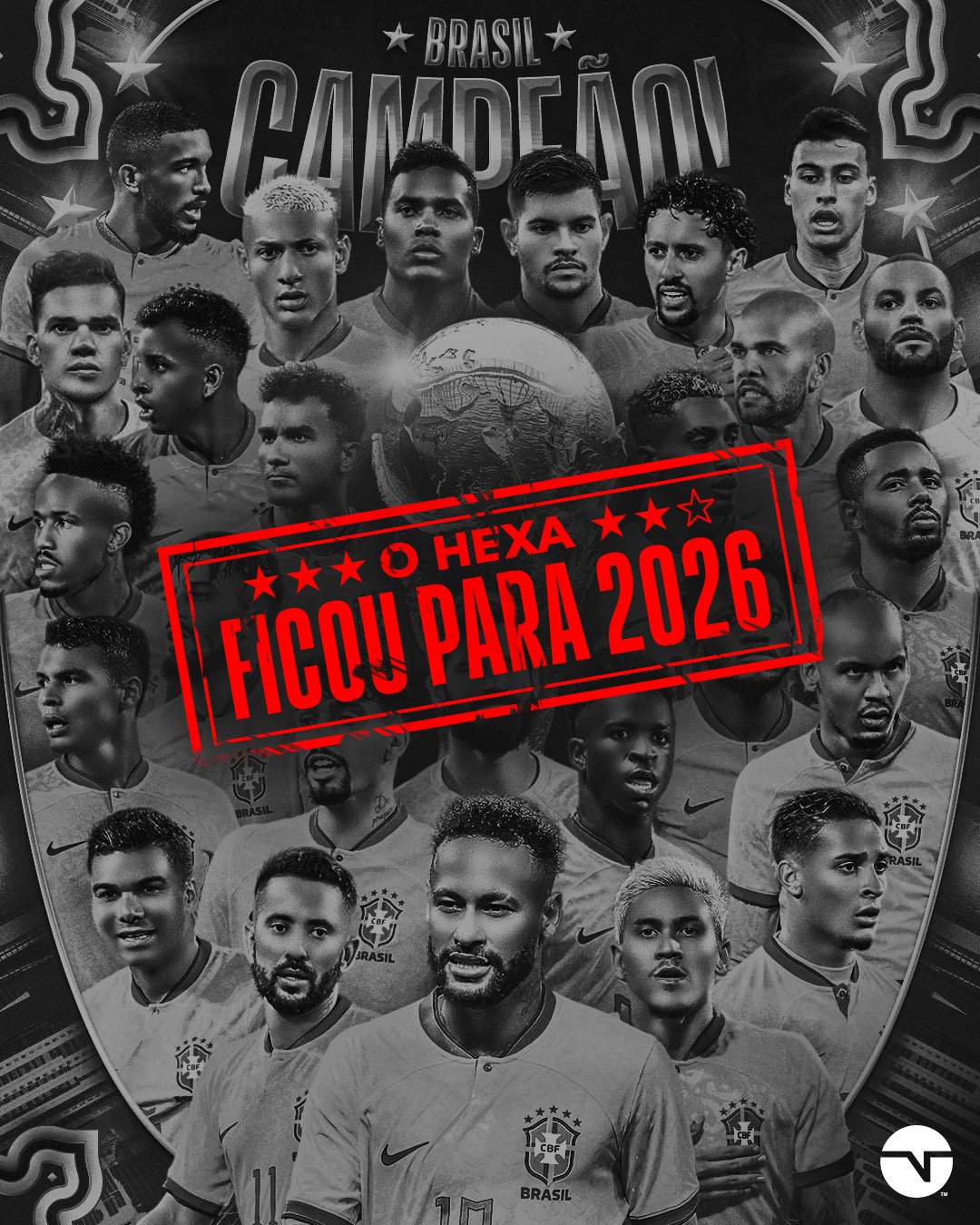 TNT Sports Brasil - Essa eu quero ver! Das 26 letras do alfabeto, qual  delas tem o melhor quinteto do futebol? COMENTA aí o seu time favorito!  Arte: Bleacher Report Football.