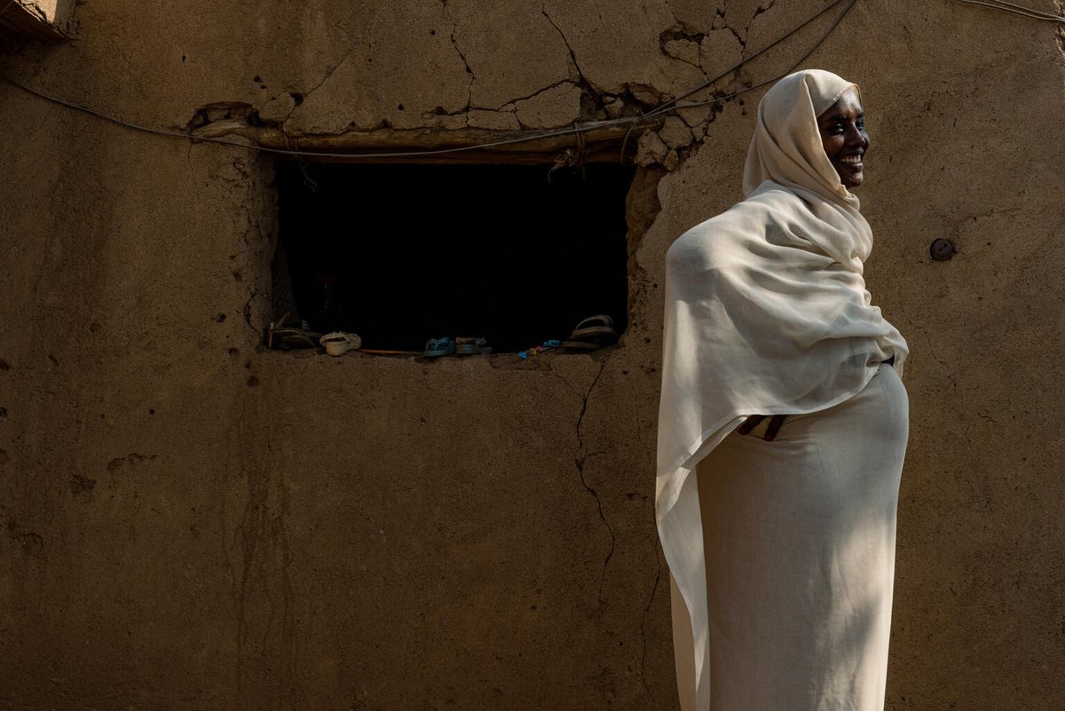 UNICEFSudan's tweet photo. Aisha is seven months pregnant. She registered for the #MCCTplus programme while seeking immunization for her 2-year-old daughter at a primary healthcare facility.
She has so far attended six antenatal care visits as part of the service supported under the programme!
#1000days https://t.co/f5U4ZrS088