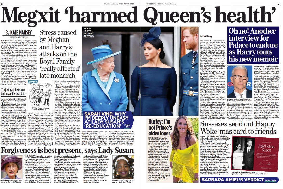 The Mail is now on to *Day 11* of their latest tirade against Meghan and Harry...

With advertising from <a href="/Tesco/">Tesco</a> @CoopUK <a href="/BootsUK/">Boots</a> @Sainsburys @Waitrose <a href="/LidlGB/">@LidlGB</a> <a href="/AldiUK/">Aldi Stores UK</a> <a href="/ParamountUK/">ParamountUK</a> <a href="/Argos_Online/">Argos</a> <a href="/ASA_UK/">ASA</a> <a href="/LancomeUK/">Lancôme UKI</a> #Fenton &amp; <a href="/CudoniUK/">CUDONI</a>