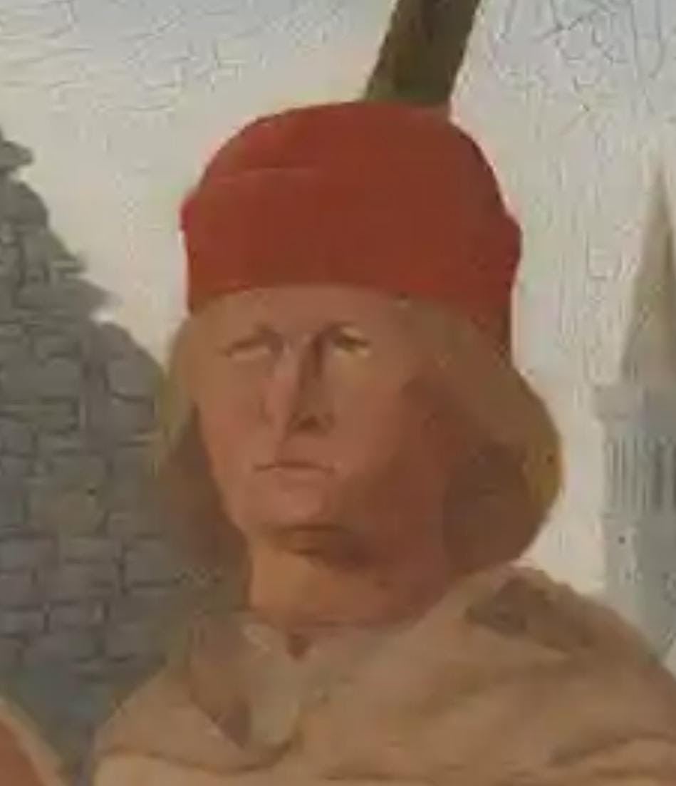 annaconnect's tweet photo. Piero della Francesca’s Nativity “touched up” by incompetent restorers making the shepherds look like idiots. Where were the National Gallery experts? https://t.co/SdfhvclIon