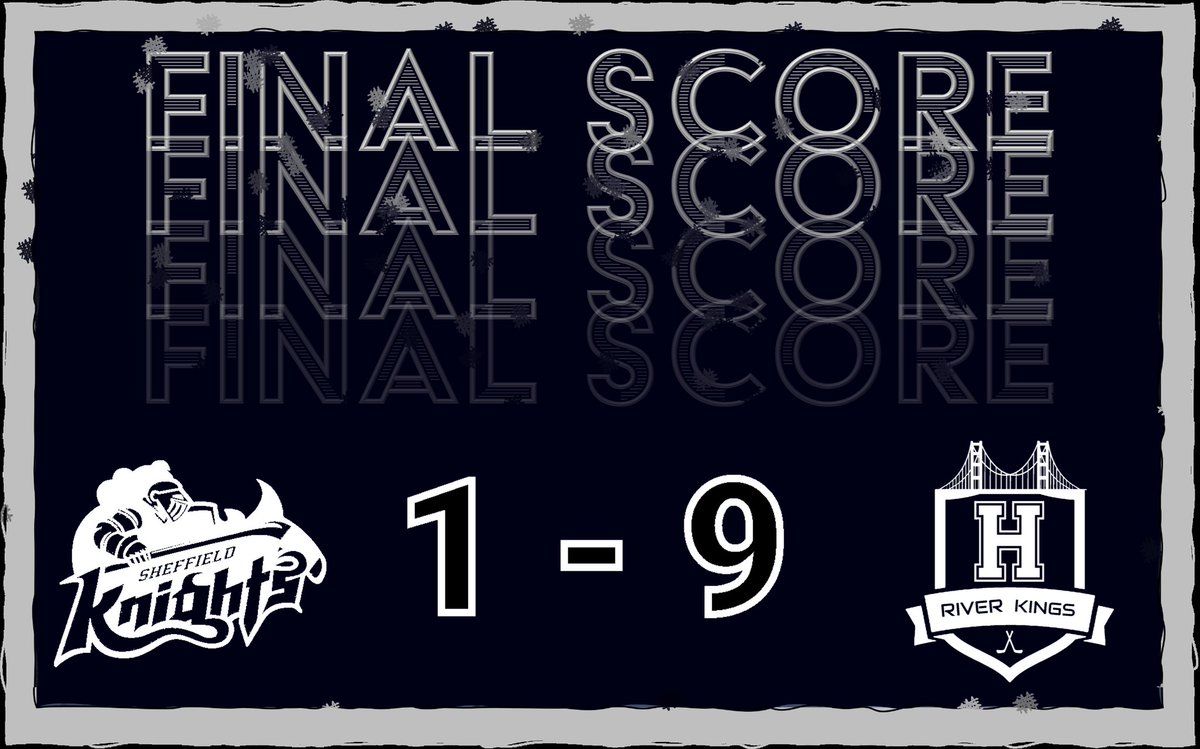 SheffKnights's tweet image. ⚔ F I N A L  S C O R E ⚔

🤺 1️⃣     9️⃣ 🌉

#75 Harry Verity with another goal on the season