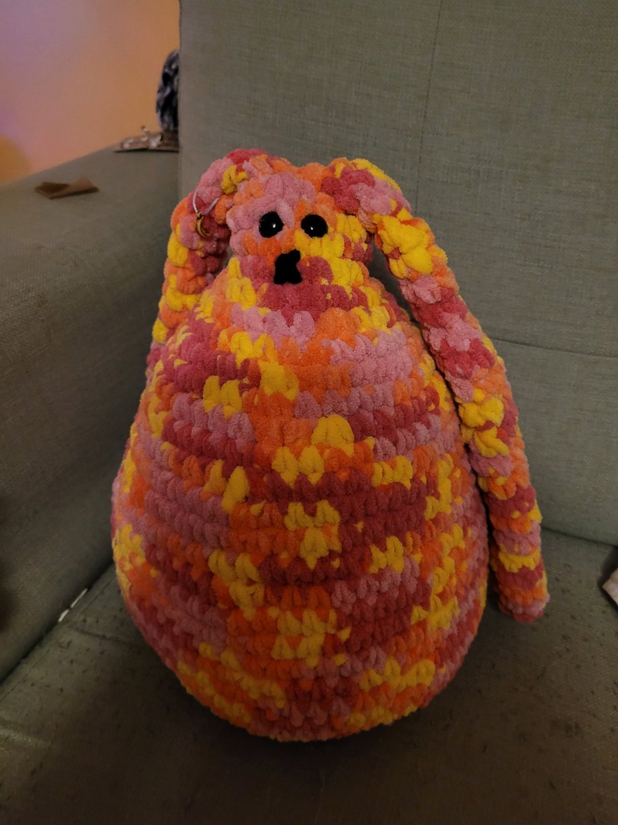 LeanneHague5's tweet photo. A big rabbit 🥰 #crochet #madewithmarriners https://t.co/eqg7OMyCNF