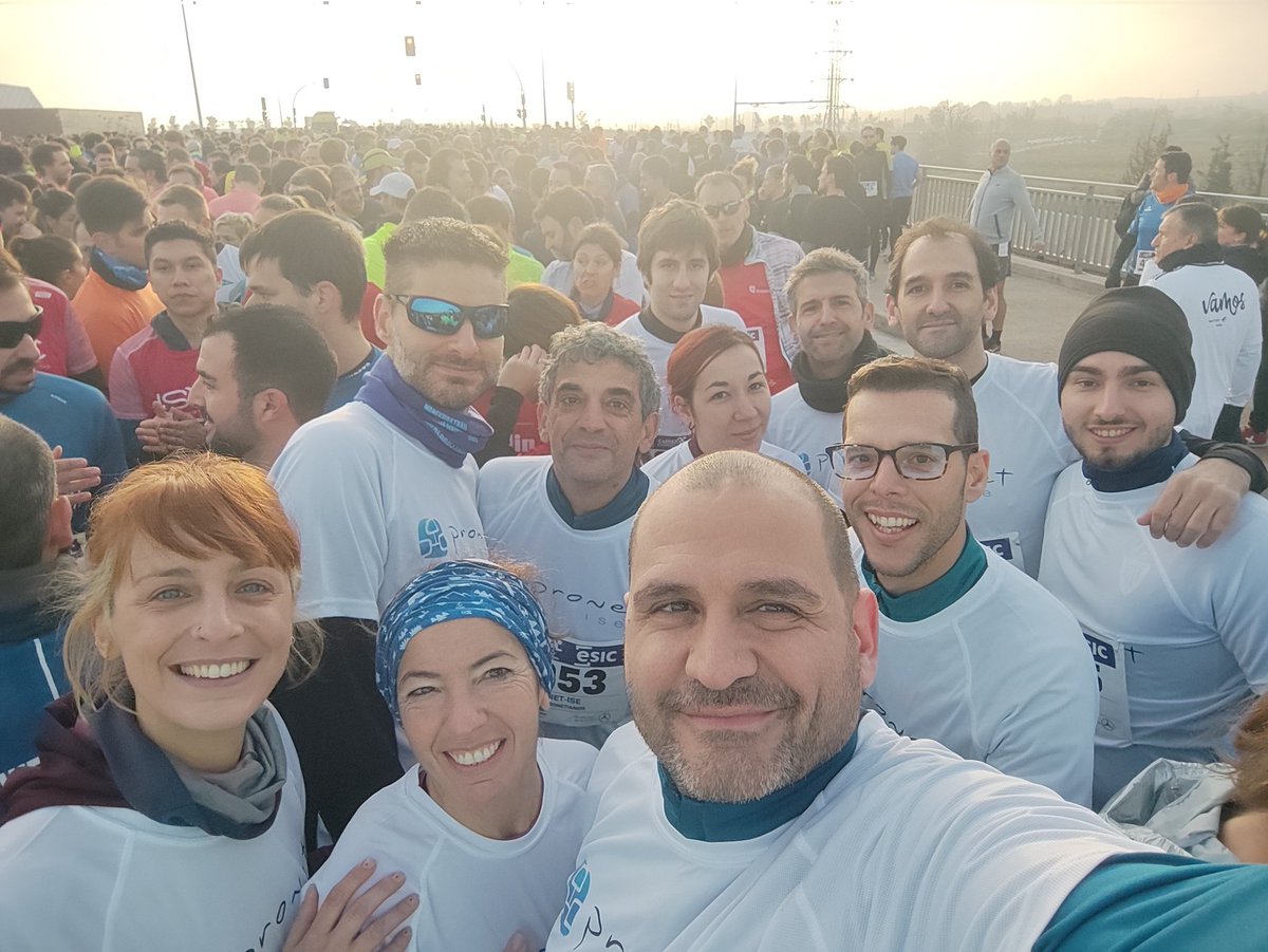 VIII Carrera empresas ESIC Zaragoza ...minutos para la salida <a href="/Pronet_ISE/">Pronet ISE</a>, <a href="/grupopronet/">grupo pronet</a> #carreraempresasESIC
