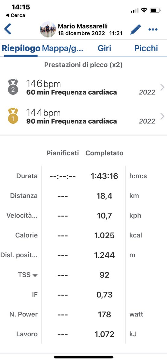 massarellimario's tweet photo. Very hard challenge on my #wahookickr with my favourite indoor cycling app #rouvy . So my indoor bike week ended with almost 3000mt of disnivel and some new #peakperformances of my #heartrate like #trainingpeaks say 😉.
I love cycle outside but #smartrainer and #rouvyapp are top! https://t.co/x212DKEPyL