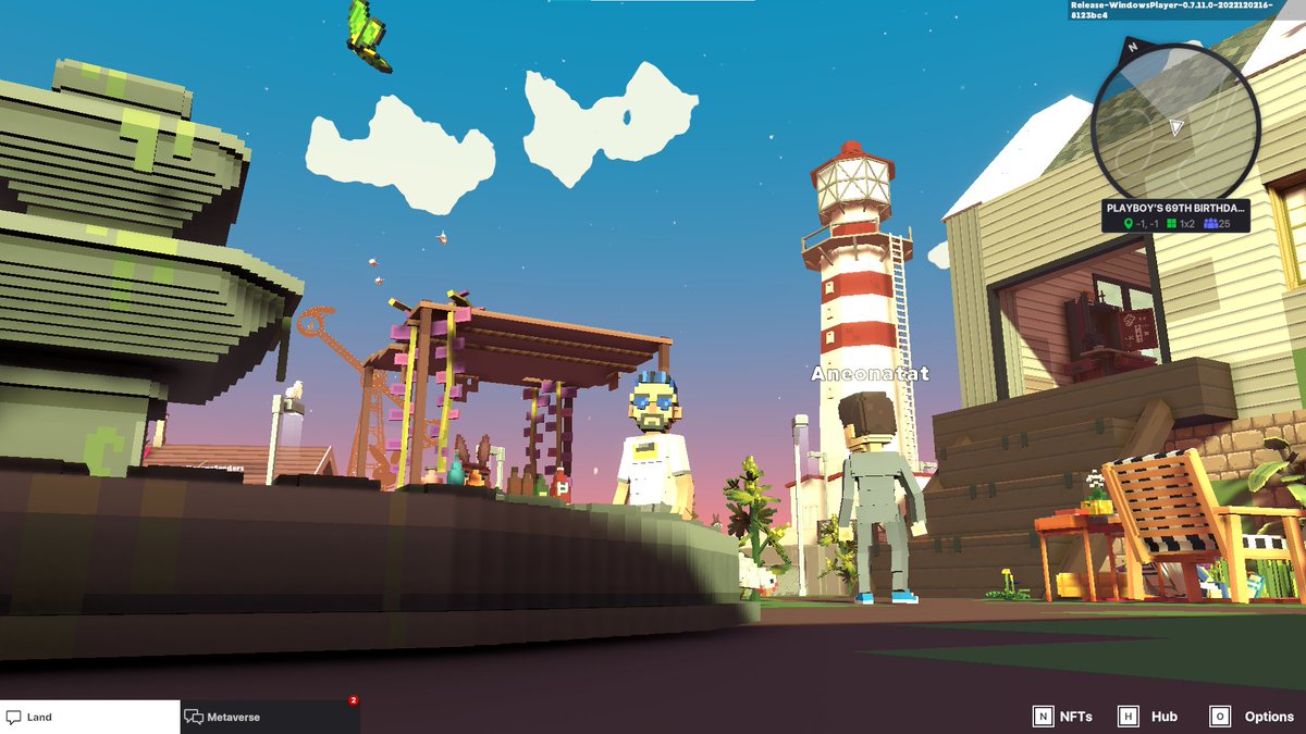 cyoooong's tweet photo. @TheSandboxGame @Playboy Celebrating @PLAYBOY’S 69TH BIRTHDAY PARTY! 👯‍♀️ https://t.co/gG9CvNDyVd