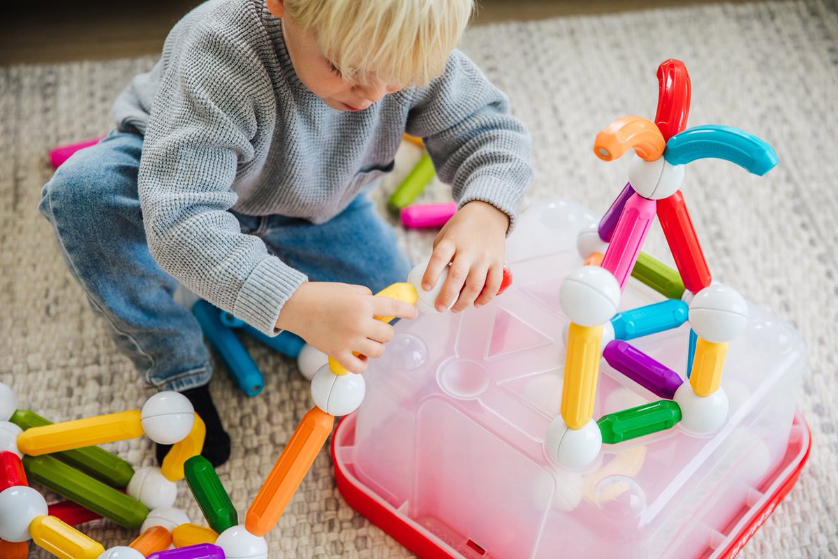 This budding engineer is cracking on with his next big build…

A magnetising masterpiece in the making!

#smartmax #magnetic #constructiontoys #earlyyearsdevelopment #handeyecoordination #sensoryplay #motorskillsdevelopment #tactileplay