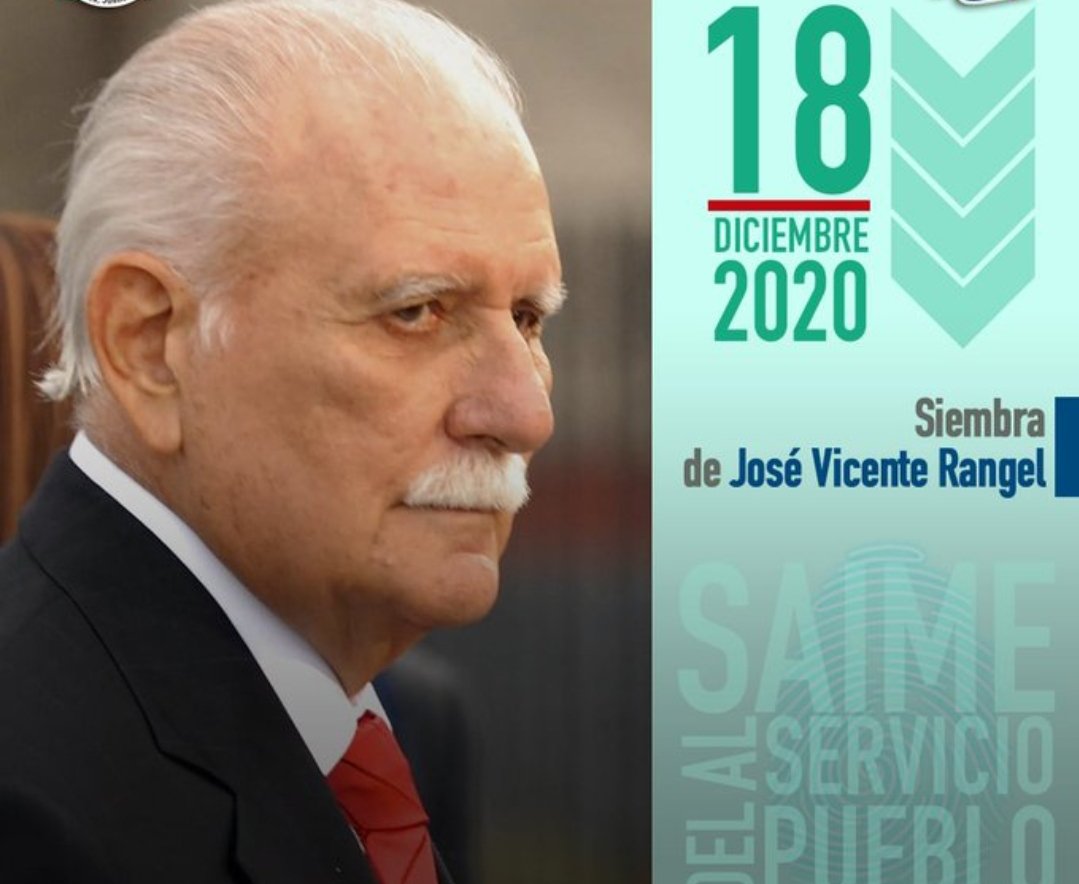 #18DIC José Vicente Rangel fue un gran revolucionario, político, abogado y periodista. Ocupó el cargo de Vicepresidente de Venezuela por siete años durante el mandato del Comandante Hugo Chávez.