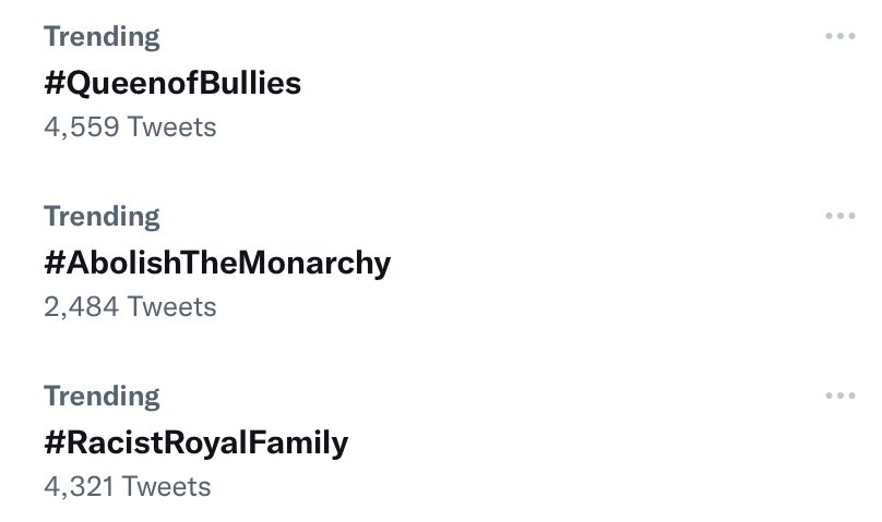 MattanzaMFedora's tweet photo. Reminders, Charles is a #NarcissisticManChild, Camilla is the #QueenofBullies, & Andrew is a #Paedophile like #Epstein.
#AbolishTheMonarchy & finish that #RacistRoyalFamily, then, give #England a #DevolvedGovernment like #Scotland! #EnglishDevoREF! https://t.co/JY4de0AWwt