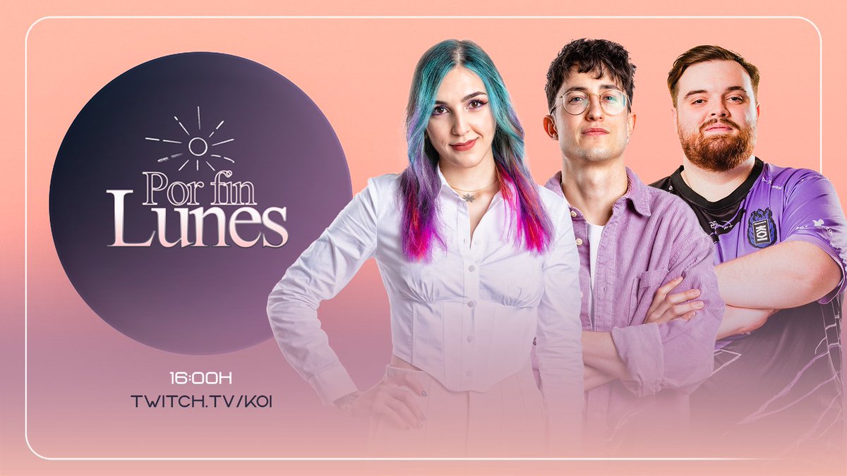 MovistarKOI's tweet photo. Ningún invitado mejor para cerrar la temporada. 

Mañana a las 16:00 viene @IbaiLlanos al #PorFinLunes13

Puntuales y no grabado, no faltéis 🫡 https://t.co/LQ8x77Y8iE