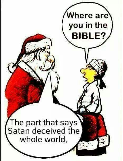 Renata564's tweet photo. #UpWithJesus #DownWithSanta #HoldOurDollars
#RedistributeThePain #EconomicWithdrawal
#BoycottBlackFriday #BoycottChristmas #BoycottCyberMonday #JusticeOrElse https://t.co/o3izuTc3ma