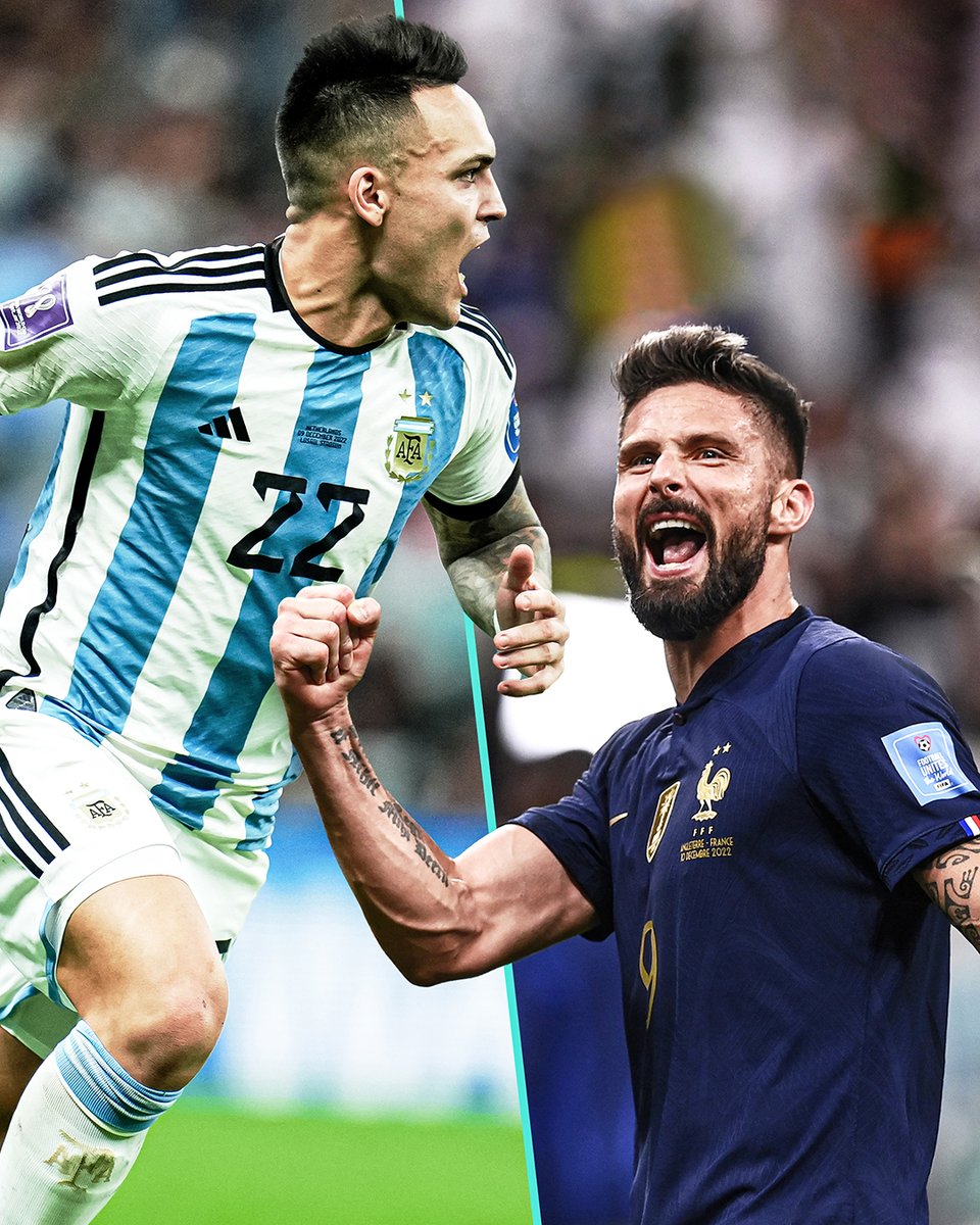 LaSquadra__'s tweet photo. Jugadores que disputarán la final del Mundial (participantes de la Serie A):

🇦🇷 Di María (Juventus)
🇦🇷 Paredes (Juventus)
🇦🇷 Lautaro Martínez (Inter de Milán)
🇦🇷 Dybala (AS Roma)
🇫🇷 Rabiot (Juventus)
🇫🇷 Giroud (AC Milán)
🇫🇷 Theo Hernández (AC Milán) https://t.co/bAEESbW4sF