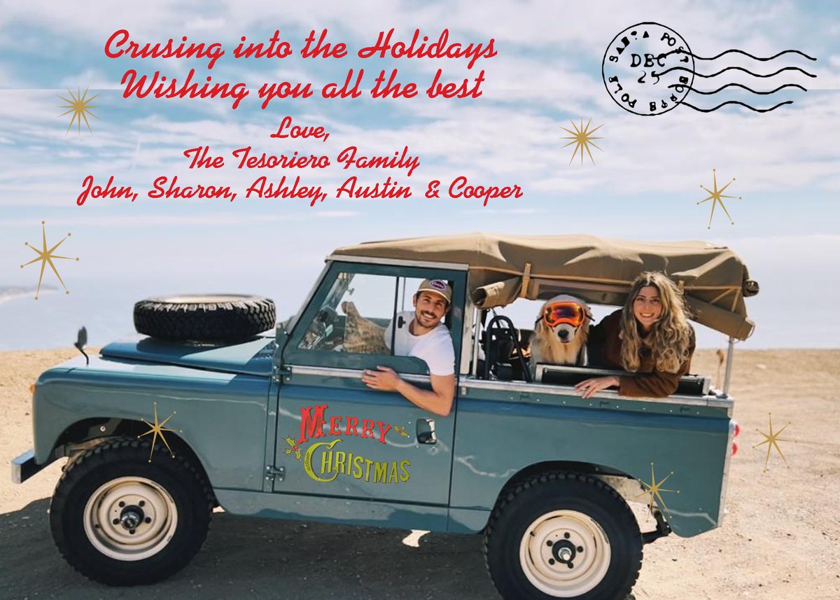 N_Am_Overland's tweet photo. Holiday greetings from our former customer.
Photo credit: John T.
#LandRover #HolidaysAreComing #California #CaliforniaLife #beachrunner https://t.co/E4wdpz0XGe