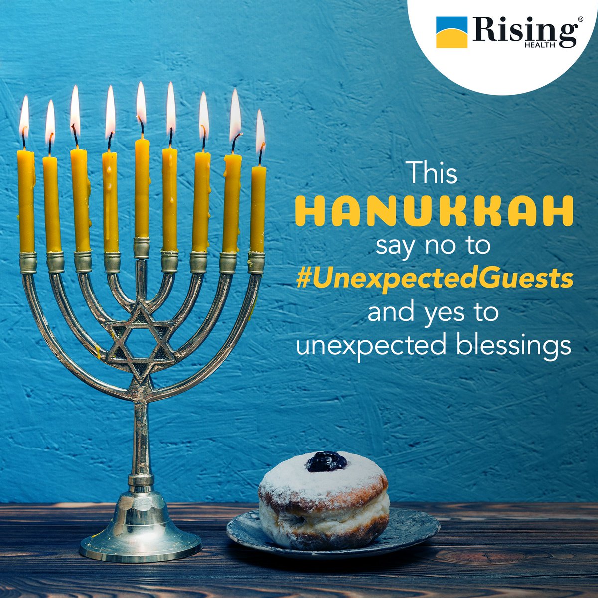 RisingHealth_'s tweet photo. Rising Health wishes you all a very happy and miraculous Hanukkah!
.
.
.
#RisingHealth #hanukkah #happyhannukah #hanukkah2022 #blessing https://t.co/7kaY07VAiU