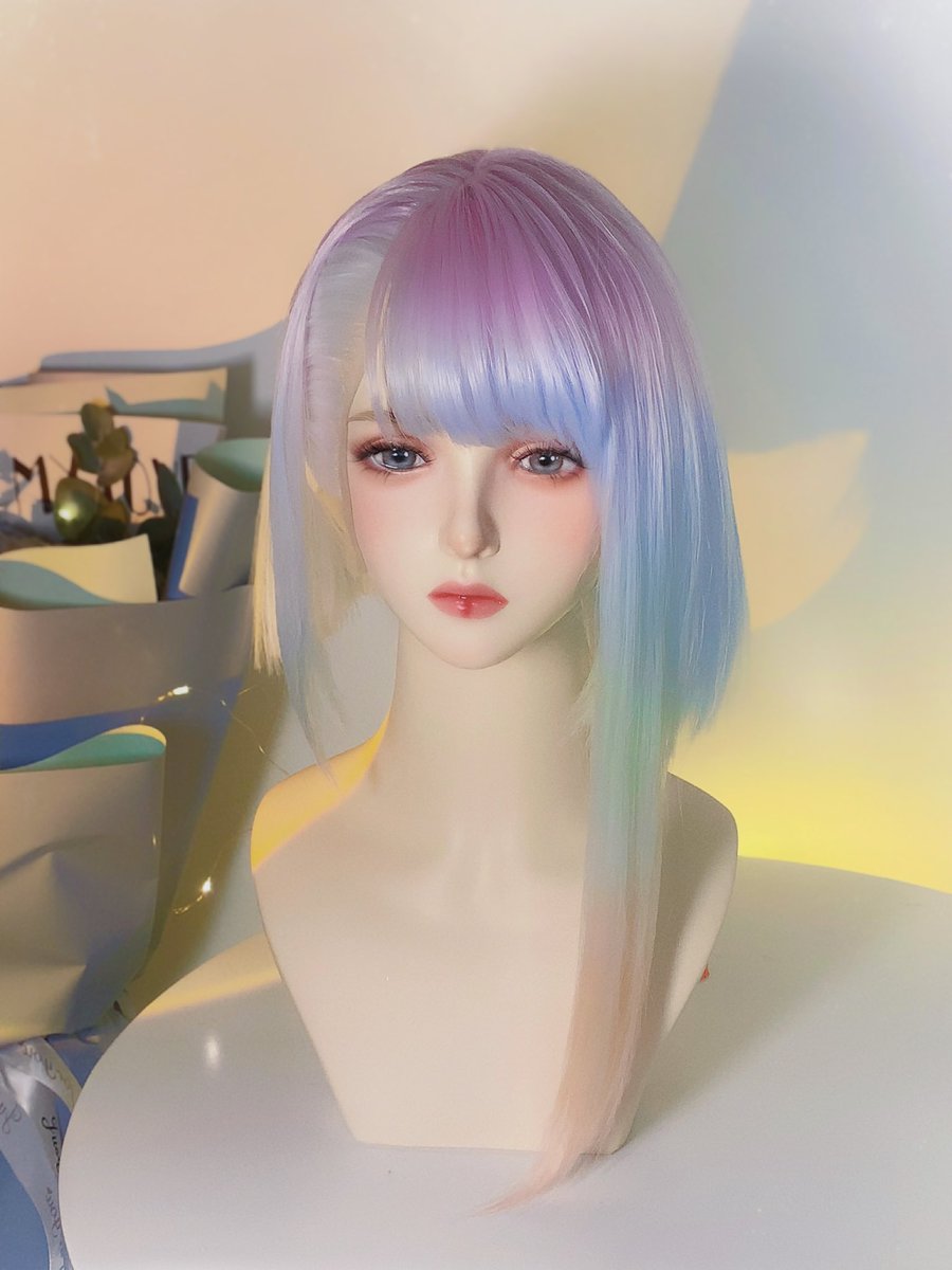 Wula752725597's tweet photo. 手钩➕染色版本是你的梦情lucy吗
#假髮造型 #cosplaywig #wigstyling #lucy 
#lucycosplay #cyberpunk https://t.co/KbRfv7ja9i