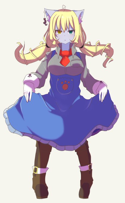 数年前のジャスミンと
先月描いたジャスミンを当時の配色っぽくしてみたやつ 