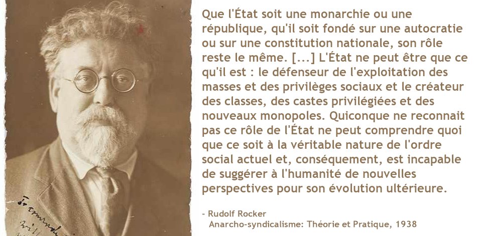 SLibertaire's tweet photo. ★ #anarchisme #autogestion #émancipation #écologie #antimilitarisme #anticléricalisme #fédéralisme_libertaire #feminisme #antiétatisme #anticapitalisme #antifascisme #internationalisme
#RudolfRocker https://t.co/NHAVEZn9LU