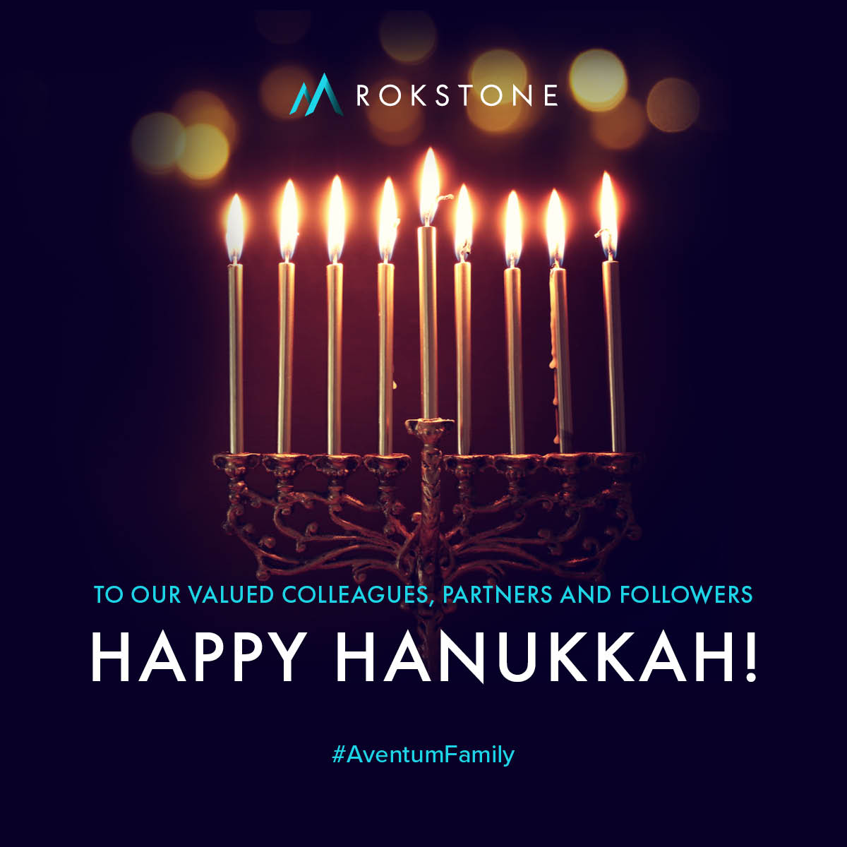 Rokstoneuw's tweet photo. 🕯Happy Hanukkah from all of us!

🕯We wish you all a warm and wonderful holiday. 

#HappyHanukkah https://t.co/HLhonqBzuI