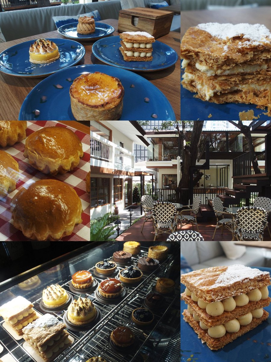 GINGUN7's tweet photo. เมื่อวานไปกินขนมที่ร้าน Maison Dunand and Alpea แถวสาทร 🧐 เจ้าของร้านเป็นอดีตหัวหน้าเชฟจากร้านที่ได้มิชลินสองดาวอย่างเลอ นอร์มังดี ขนมรสชาติดีมาก ประทับใจ 😭🙏 โดยเฉพาะมิลเฟย! บริยอชร้านนี้ก็ดี เสิร์ฟมาพร้อมกับเนย Bordier ร้านสวยด้วย บรรยากาศโฮมมี่ดี https://t.co/B1df99YSfy