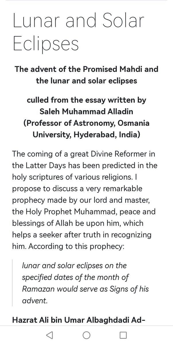 AhmadMarjaan's tweet photo. Thread
🧵
#PromisedMahdeeHasCome
#PromisedMessiahHasCome
#TheSecondAdventOfJesus https://t.co/fa0HJUfblF