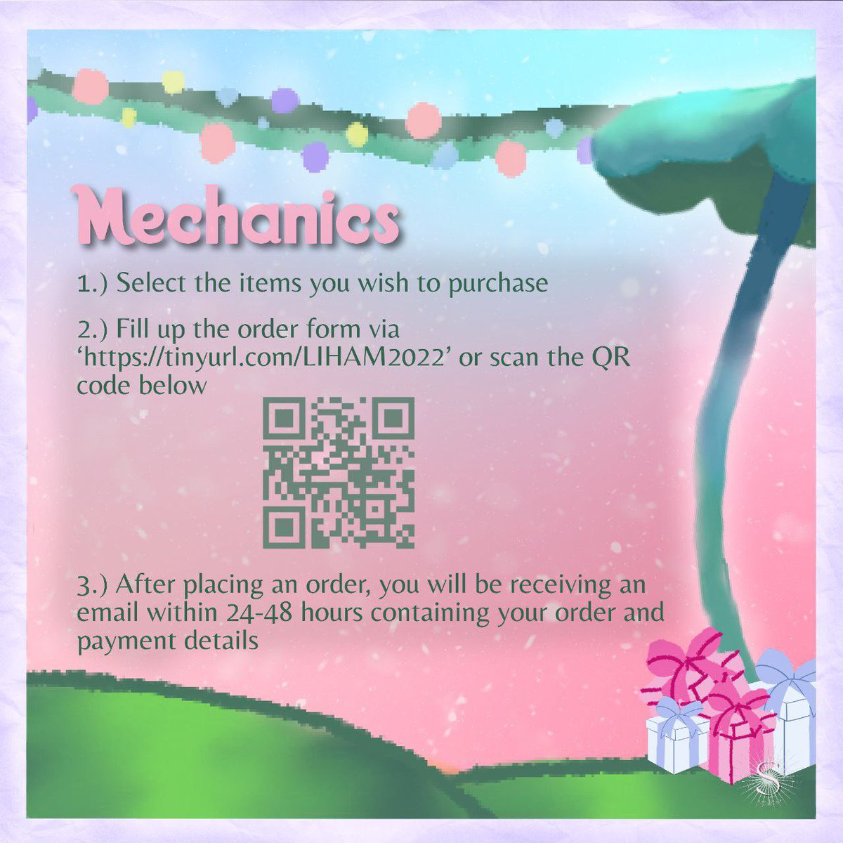 SAMPAGAMNL's tweet photo. You better watch out 👀 and you better not cry! 🎶 Sampaga Manila is here to teach you how to order and receive our products 🎅💐

Make sure to read through our mechanics because… Santa Claus is coming to town 🎑

We hope to receive your orders soon! ⭐ https://t.co/hNr4LUbRfC