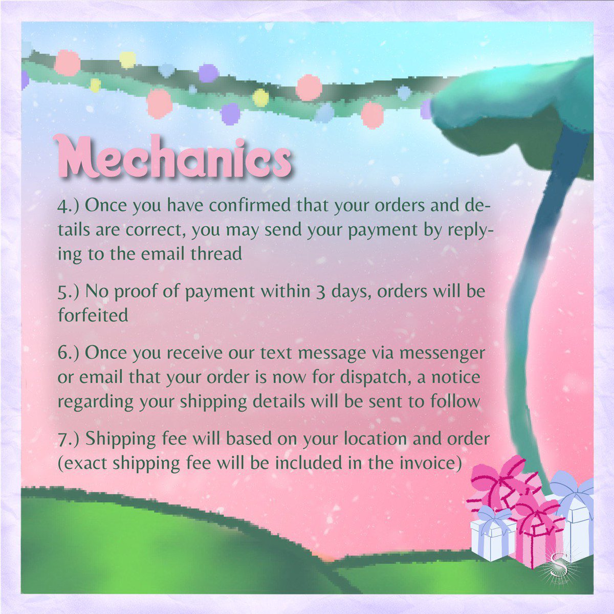 SAMPAGAMNL's tweet photo. You better watch out 👀 and you better not cry! 🎶 Sampaga Manila is here to teach you how to order and receive our products 🎅💐

Make sure to read through our mechanics because… Santa Claus is coming to town 🎑

We hope to receive your orders soon! ⭐ https://t.co/hNr4LUbRfC