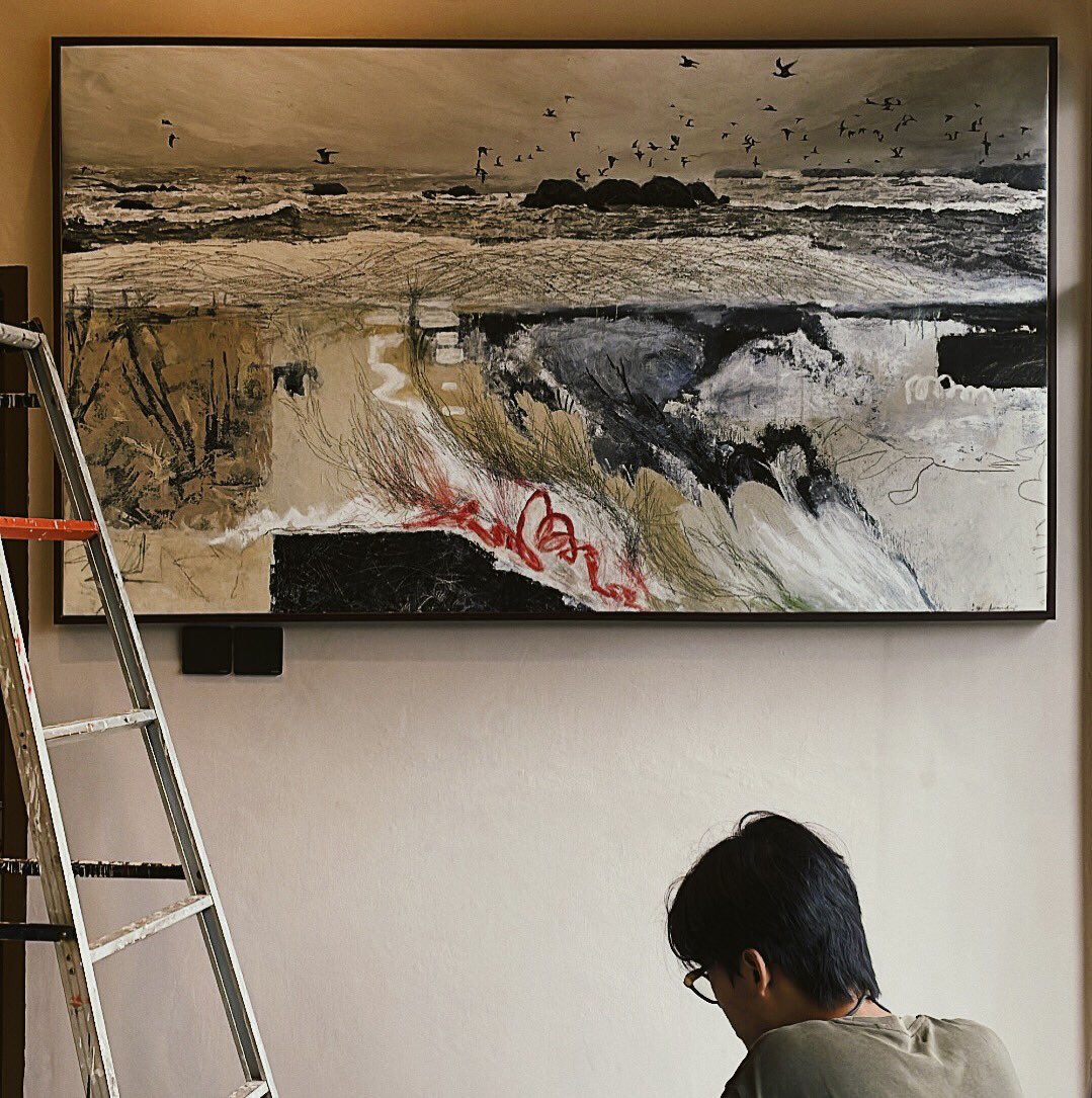 bioggia's tweet photo. I spent 2 months to make this artwork “migratory birds fly across”

•slide pertama sedang diawasi mandor https://t.co/LzHUY9ZYwQ
