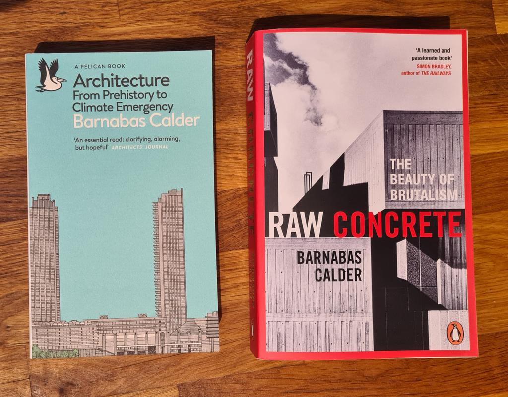 ArchiAdvisor's tweet photo. RT @BarnabasCalder: Looking for that perfect stocking filler for the lover of #architecture in your life? My books are both available in paperback from all booksellers. One for £10, or two for £20. Bargain of the season. #GreyFriday https://t.co/YhrZZip9Sw