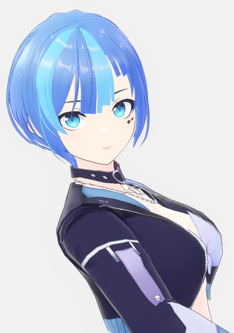VRoidエマちゃんビフォーアフター2021/03 → 2022/12透明感が増した…! 