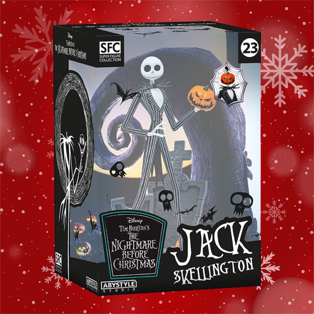🎄DAY 11 OF THE 12 DEALS OF CHRISTMAS!🎄

SKU: ABYFIG036 - THE NIGHTMARE BEFORE CHRISTMAS JACK SKELLINGTON ABYSTYLE STUDIO FIGURE

ow.ly/40Cn50M1333

#christmasdeals #deals #christmas #gifting #sales