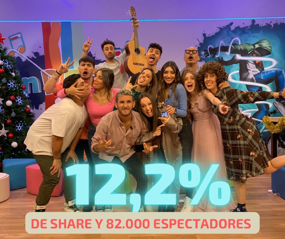 📺 El sábado hicimos un 12,2% de share. 82.000 andaluces nos eligieron en <a href="/canalsur/">CanalSur</a> (Segundo mejor dato de la temporada)

Con la visita de <a href="/MilevaMusic/">MILEVA</a> María Carrasco y <a href="/CarlosTorresMsc/">Carlos Torres</a> 

Gracias por disfrutar con este enredo educativo cada sábado 🤗
