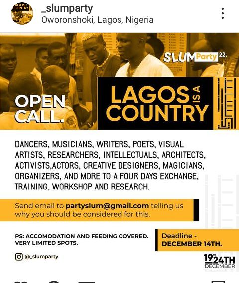 dammie_FAB's tweet photo. All you should know about the slum party happening this week 👇🏾 #hermesiyele #slumparty https://t.co/TOEjLGoBli