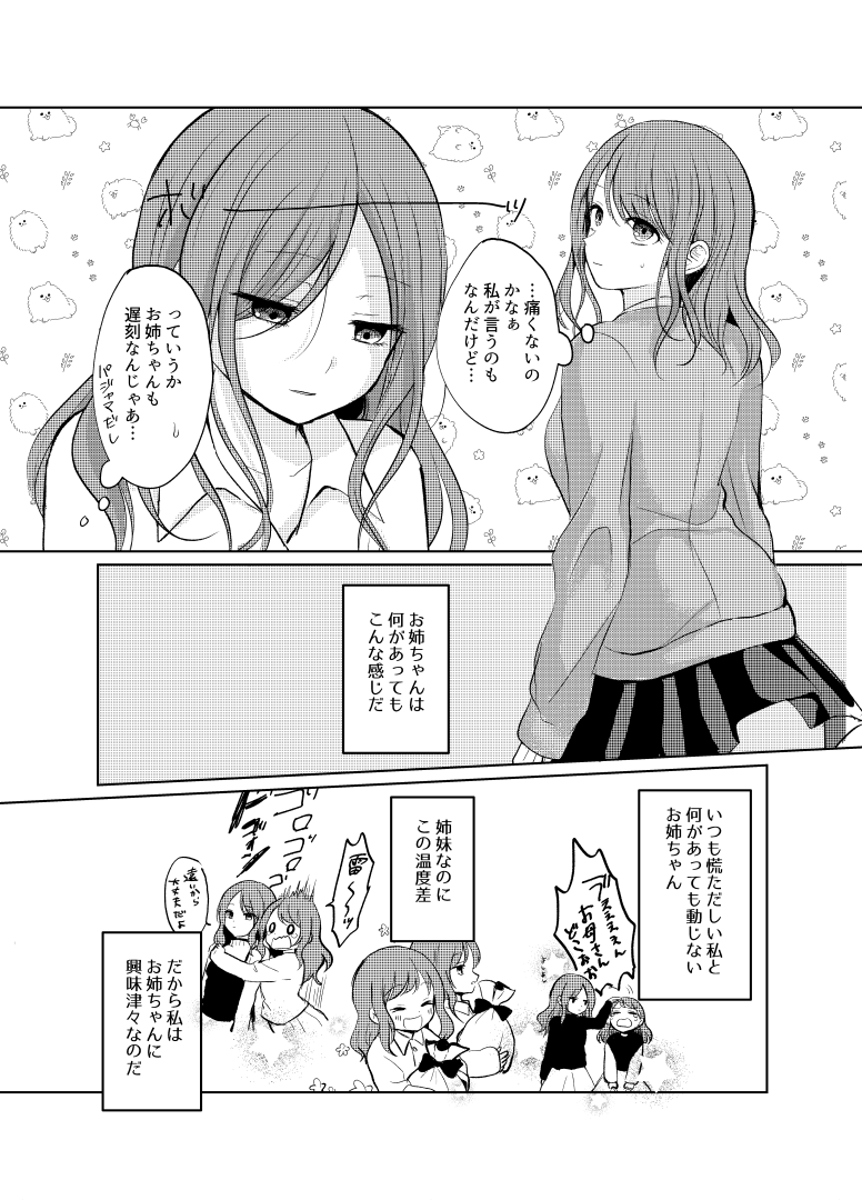 変貌(1/3) ※姉妹百合
#創作百合 