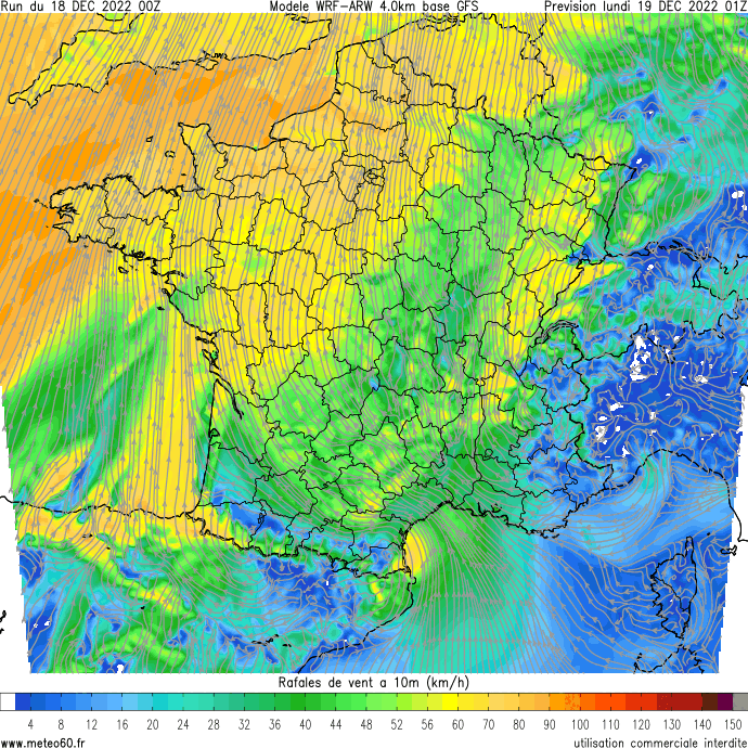 Relevés météo jour par jour de SaintNazaire Montoir Météo60