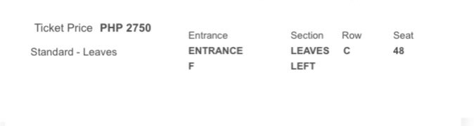 kylaragasa's tweet photo. WTS/LFB

RUSH SELLING (1) E-Tickets for BEN &amp; BEN HOMECOMING CONCERT 2022 this December 18 @ SMDC Festival Grounds

Price: 2,300 (bought for 2,700) 🫶🏻
Section: leaves, left side☀️

RFS: extra ticket

DM if interested 📩 https://t.co/2G6MGXHZth