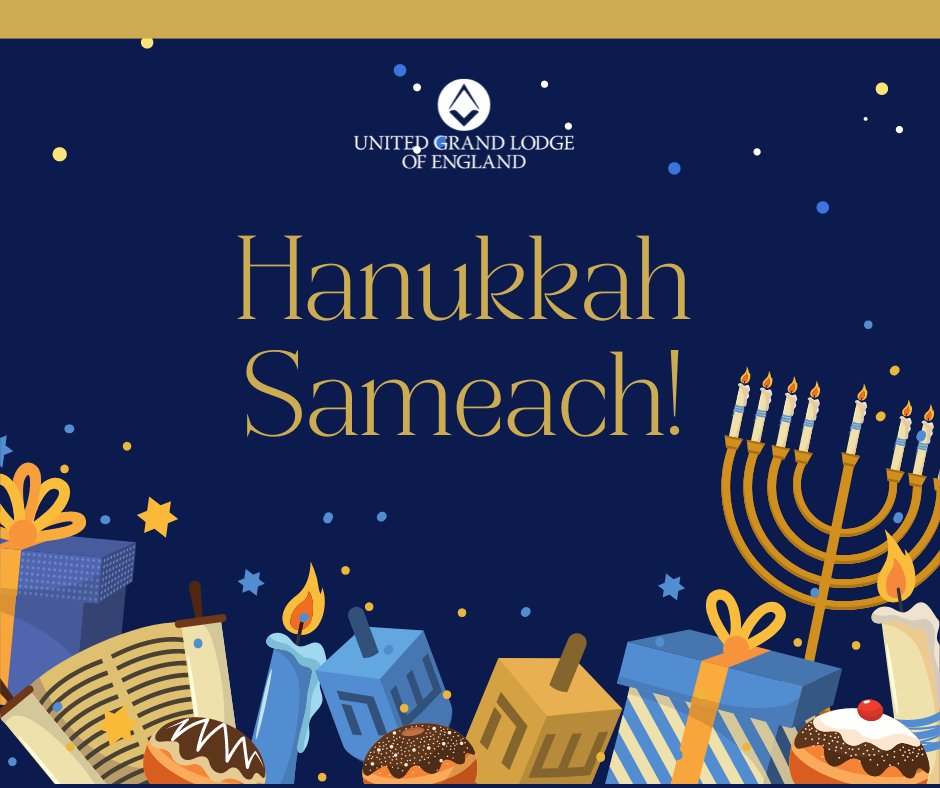 Happy Hanukkah to everyone who observes this joyful celebration! 🕯️

#Freemasons #Hanukkah
