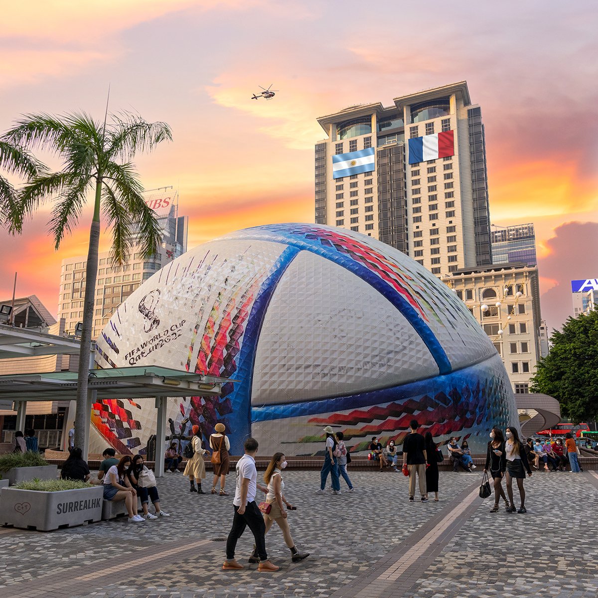 surrealhk_'s tweet photo. Who will win? Argentina or France?
邊個會贏？阿根廷定係法國？

#worldcup #fifa #football #argentina #france #spacemuseum #photoshop #madewithphotoshop #photomanipulation #surrealhk #hongkong https://t.co/sqNcvSGUKU