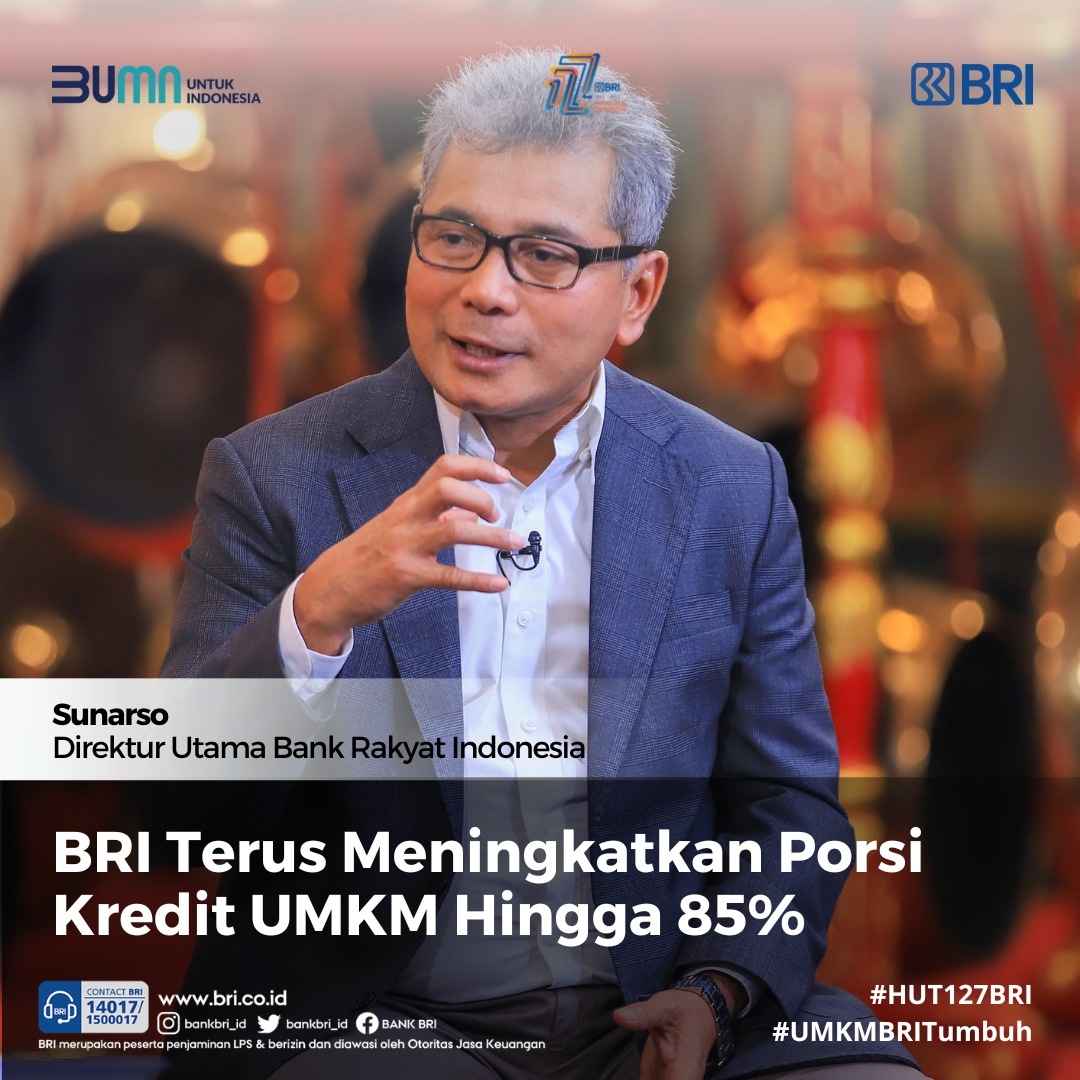setyabuana's tweet photo. PT Bank Rakyat Indonesia (Persero) Tbk atau BRI mengumumkan mampu mencatatkan kinerja positif dengan capaian pertumbuhan kredit di segmen mikro hingga 14,12% year on year (YoY) pada kuartal III 2022.#UMKMBRITUMBUH #ROSBYWAN1 https://t.co/C7StxFRMRX