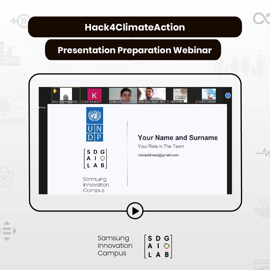 UretkenAkademi's tweet photo. Hack4ClimateAction tüm heyecanıyla devam ediyor. 🚀
Katılımcıların fikir bulma/fikir geliştirme süreçlerine destek olmak için çeşitli webinarlar düzenledik. 🤩
Bilgilendirici sunumları için tüm değerli webinar konuşmacılarına teşekkür ederiz. 🤗🙏🏻 https://t.co/bin4n4kkER