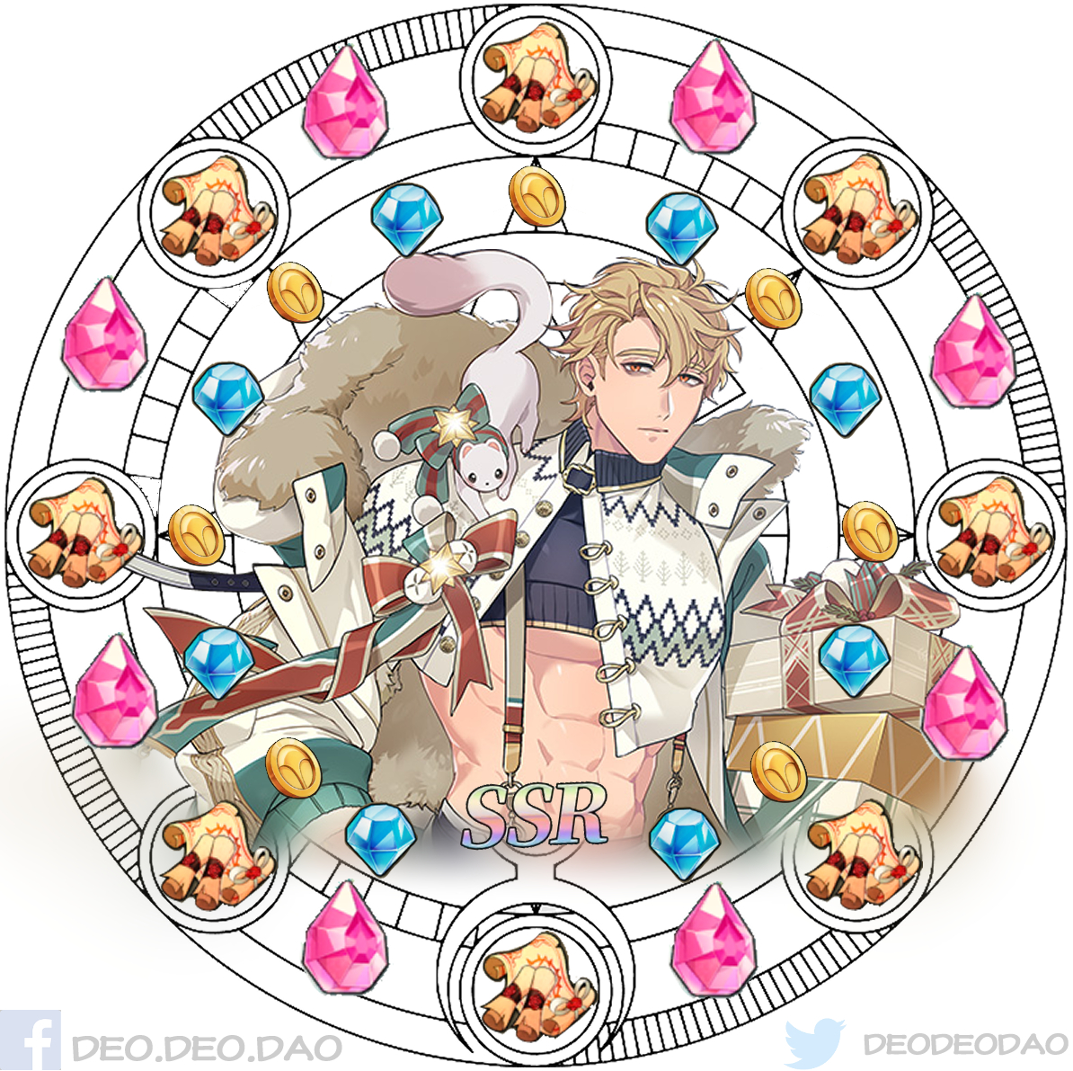 deodeodao's tweet photo. Good luck guys, I hope the boys will come home to all of you 🍀✨
#NUCarnival #NUカーニバル #FestiveGlimmer #ArcticWarden  #Quincy   #IcyEquilibrium #Dante #FrostedVirtue #Olivine https://t.co/ICPaW63ZoO