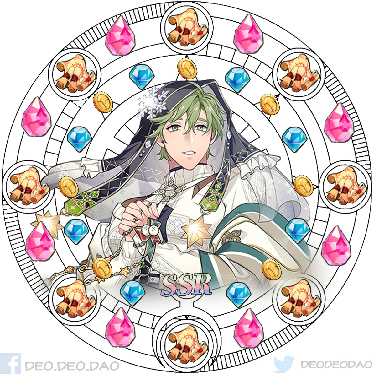 deodeodao's tweet photo. Good luck guys, I hope the boys will come home to all of you 🍀✨
#NUCarnival #NUカーニバル #FestiveGlimmer #ArcticWarden  #Quincy   #IcyEquilibrium #Dante #FrostedVirtue #Olivine https://t.co/ICPaW63ZoO