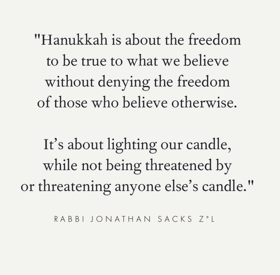 Happy Chanukah.. Use your human gift to find the light in everybody. 🕎