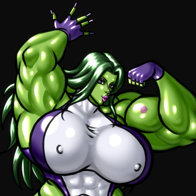 「ワンピースのヤマトかシーハルクが見たい」と言うお題をいただきヤマトは前回描いたので今回はシーハルクを描いてみました。
リクエスト企画へのご参加ありがとうございます! 