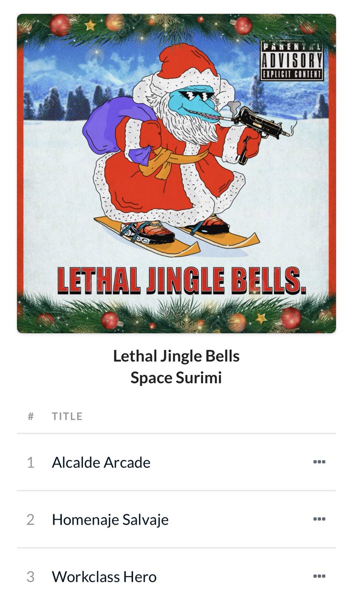 SpaceSurimi's tweet photo. Disponible el 27/12, nuestro regalo de navidad, un ep con 3 temas pa que lo escuchei con vuestra gente y os alicateis hasta el techo.
Presave aqui: https://t.co/5QoRfUorEH https://t.co/EYNNls9SVl
